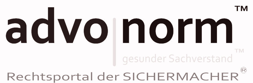 advonorm - Rechtsportal der SICHERMACHER